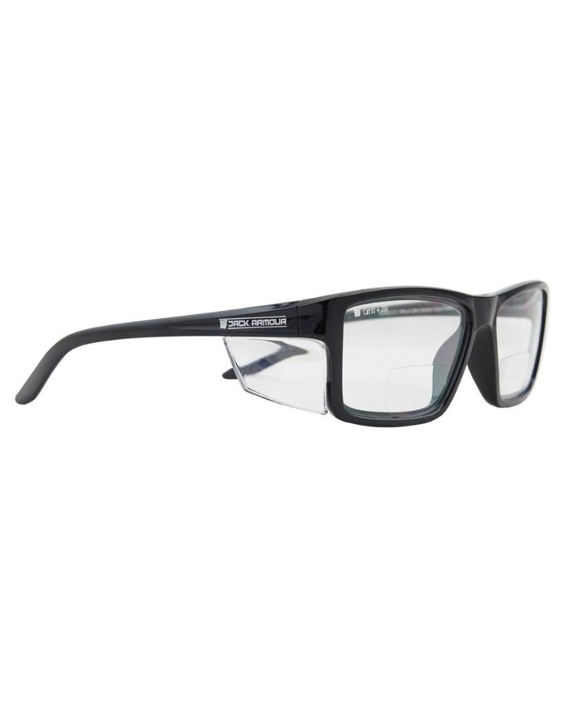 Pacific Bifocal Safety Glasses +1.50 - Black
