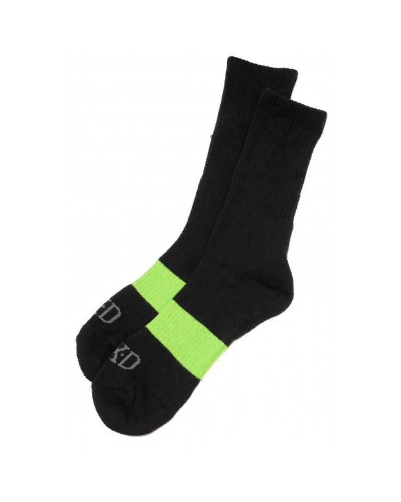SK-6 5PK Crew Socks - Black