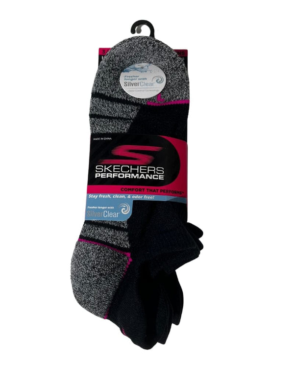 Womens Performance Low Cut Socks 3pk - Black