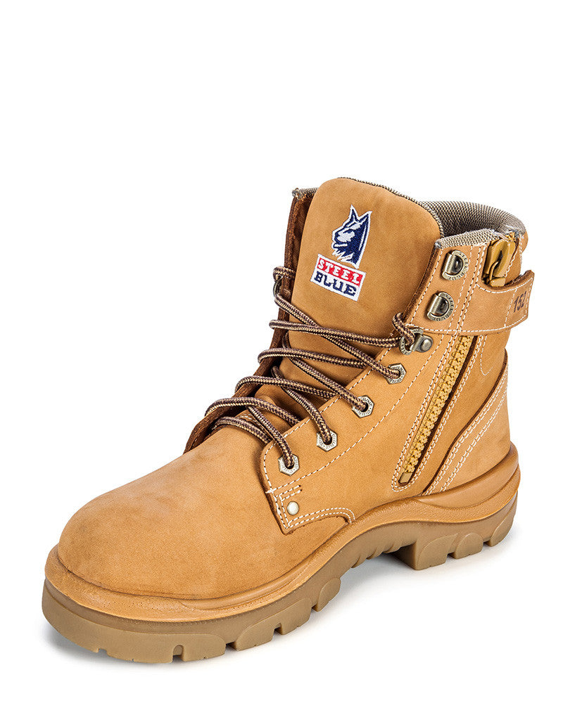 Argyle Zip Side Safety Boot Nitrile Sole size 15 and 16 only - Wheat