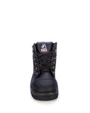 Parkes Zip Scuff Cap Safety Boot - Black