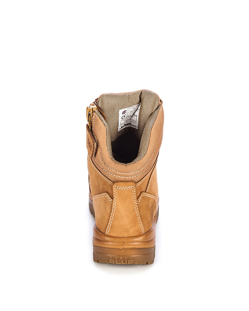 Southern Cross Zip Side Safety Boot - Wheat