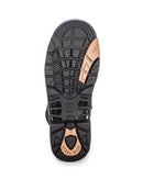 Torquay Lace Up Ankle Boot with Zip - Black