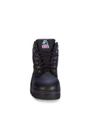 Ladies Parkes Zip Side Safety Boot - Black
