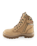 Ladies Southern Cross Lace Up Ankle Boot with Zip - Jungle