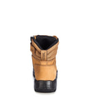 Torquay Lace Up Ankle Boot with Zip - Wheat