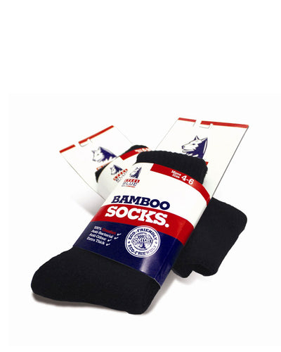 Steel Blue Bamboo Work Socks