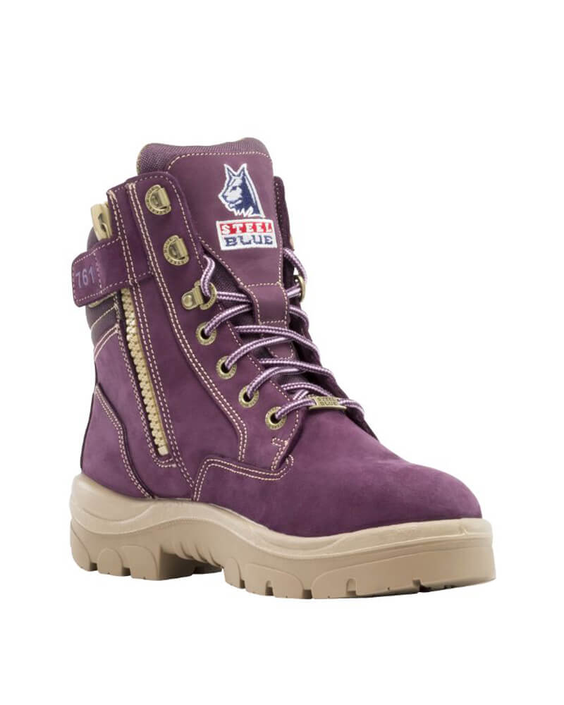 Ladies purple boots shop