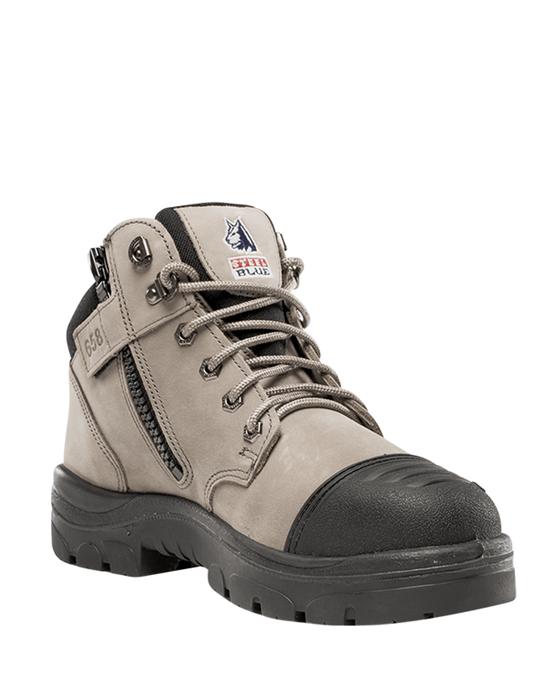 Steel Blue Parkes Zip Scuff Cap Safety Boot Slate Buy Online