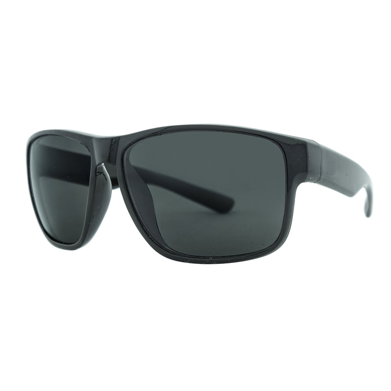 Summit Polarised Sunglasses - Black/Smoke