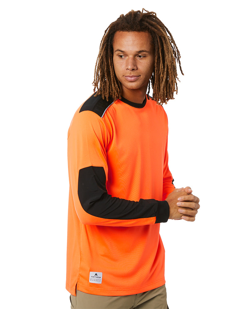 Performance LS Tee Hi Vis - Orange