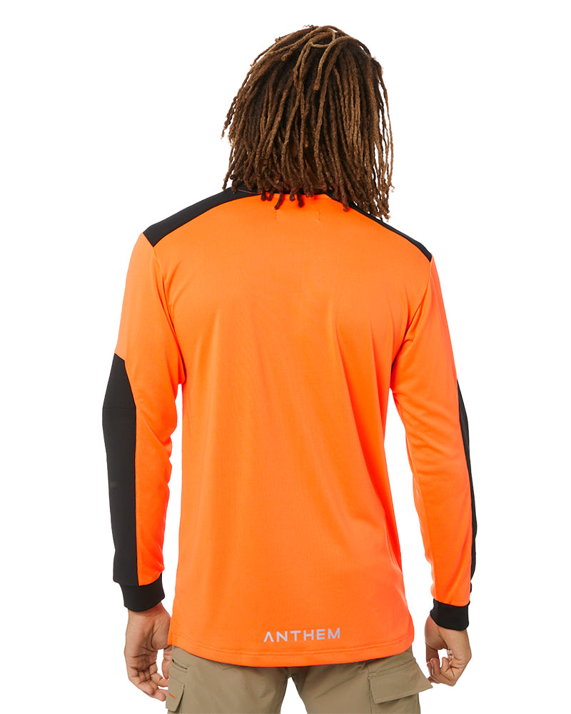 Performance LS Tee Hi Vis - Orange