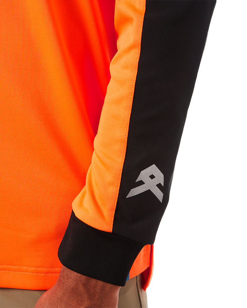 Performance LS Tee Hi Vis - Orange