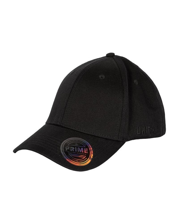 Prime Fitted Stretch Cap - Black