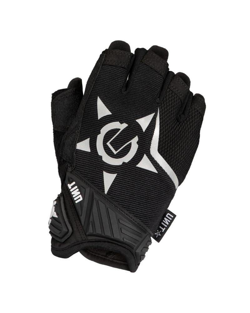 Mens Flex Guard Fingerless Gloves - Black