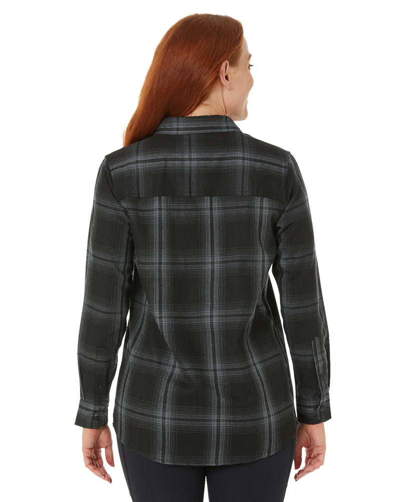Ladies Fraser Flannel Shirt - Black