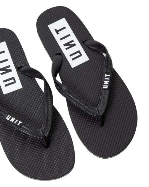 Black and white nike flip flops top