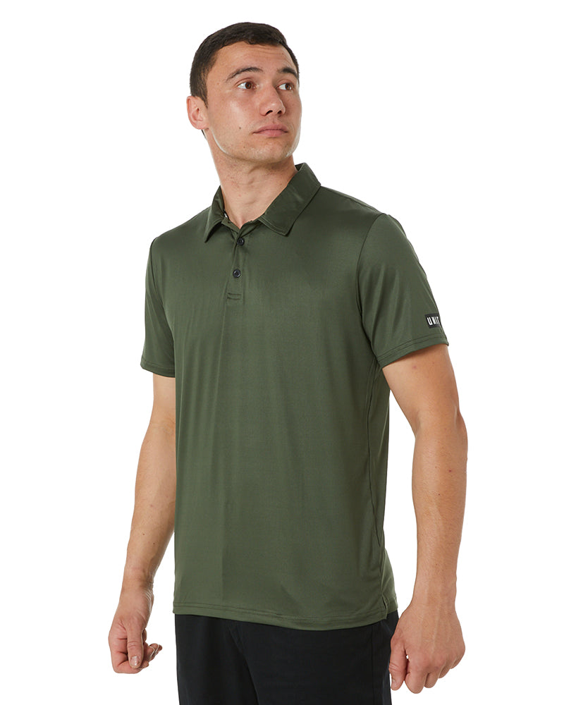 Elite Flex SS Polo Shirt - Military