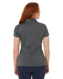 Ladies Elite Flex SS Polo - Char Heather