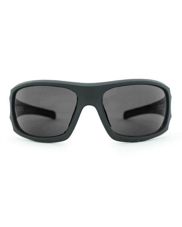 Strike Safety Sunglasses - Matt Black/Smoke