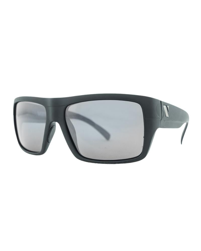 Transfer Polarised Sunglasses - Matt Black/Smoke Flash Mirror