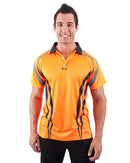 Charger Airwear Polo Shirt SS - Orange/Navy