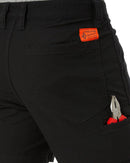 Bevel Work Short - Black
