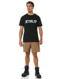 Rack Elastic Waist Hybrid Short - Brindle