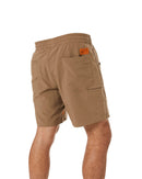 Rack Elastic Waist Hybrid Short - Brindle