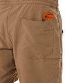 Rack Elastic Waist Hybrid Short - Brindle