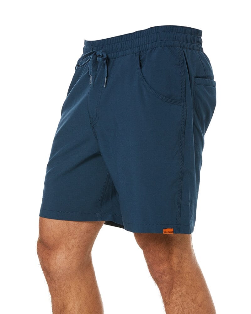 Tradies Rack Elastic Waist Hybrid Short Twin Value Pack - Navy