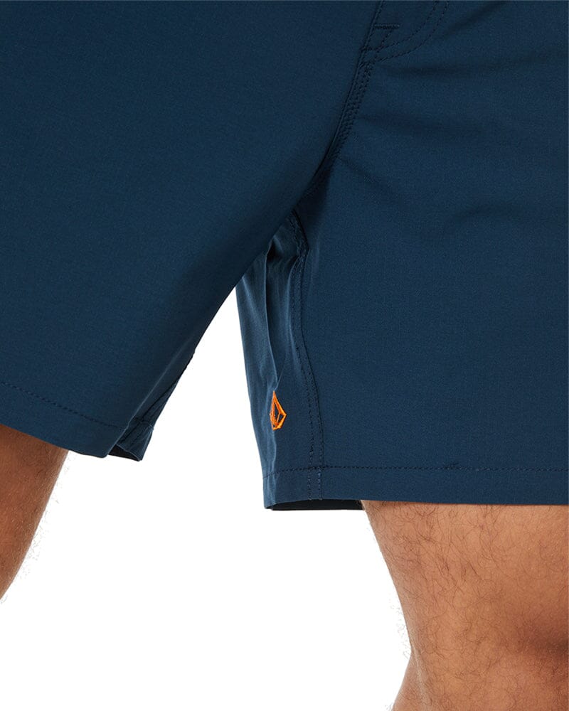 Rack Elastic Waist Hybrid Short - Navy