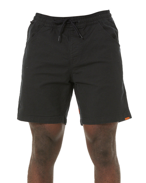 Caliper Elastic Waist Work Short - Black