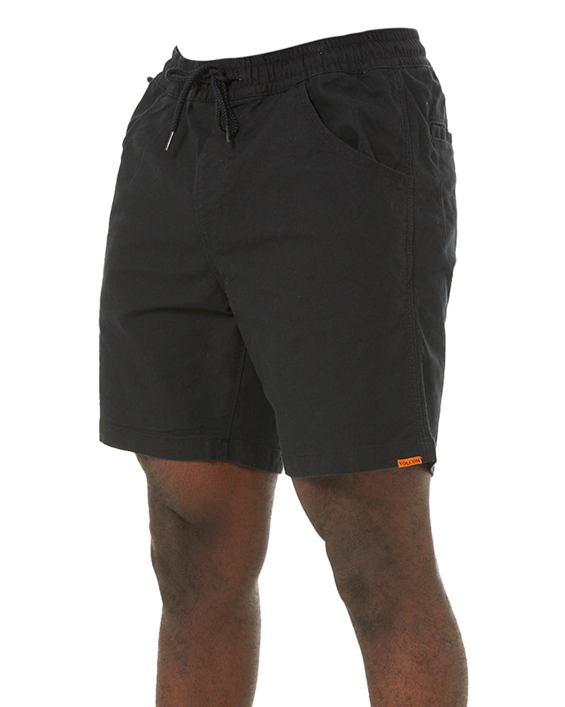 Caliper Elastic Waist Work Short - Black