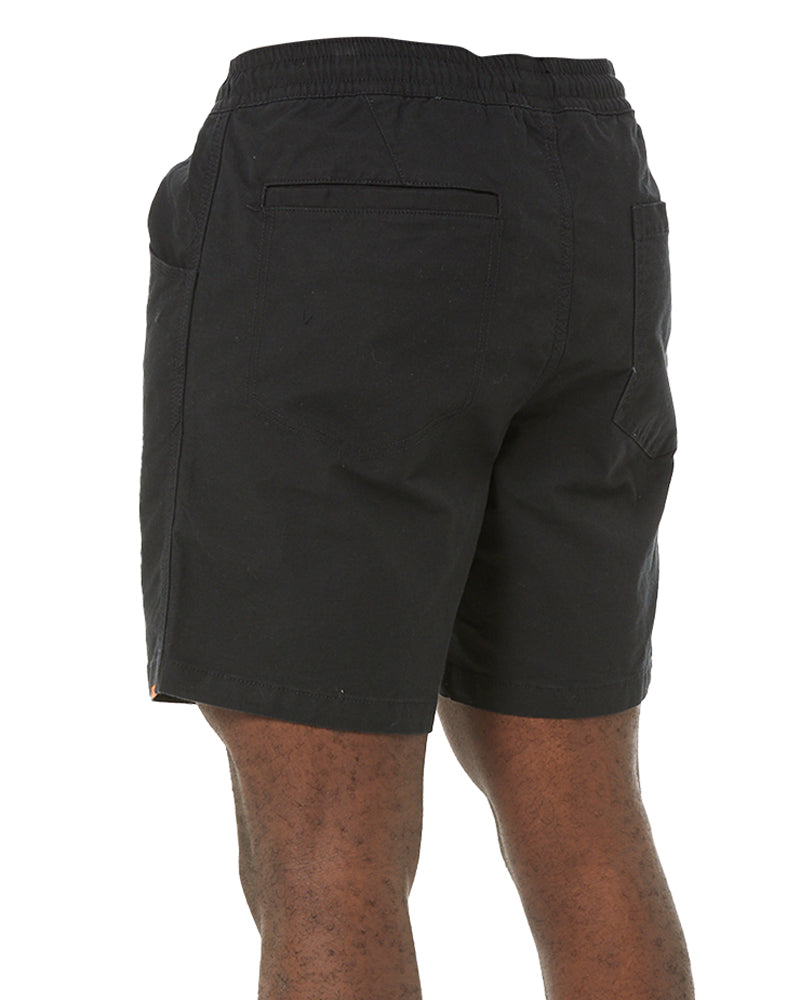 Caliper Elastic Waist Work Short - Black