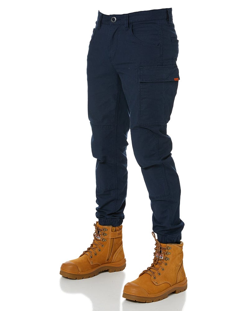 Tradies Caliper Cuffed Pant Twin Value Pack - Navy