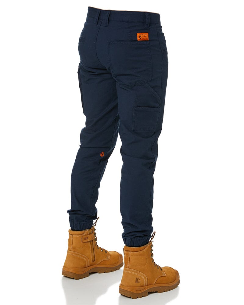 Tradies Caliper Cuffed Pant Twin Value Pack - Navy