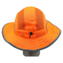 Wide Brim Bump Hat - Orange