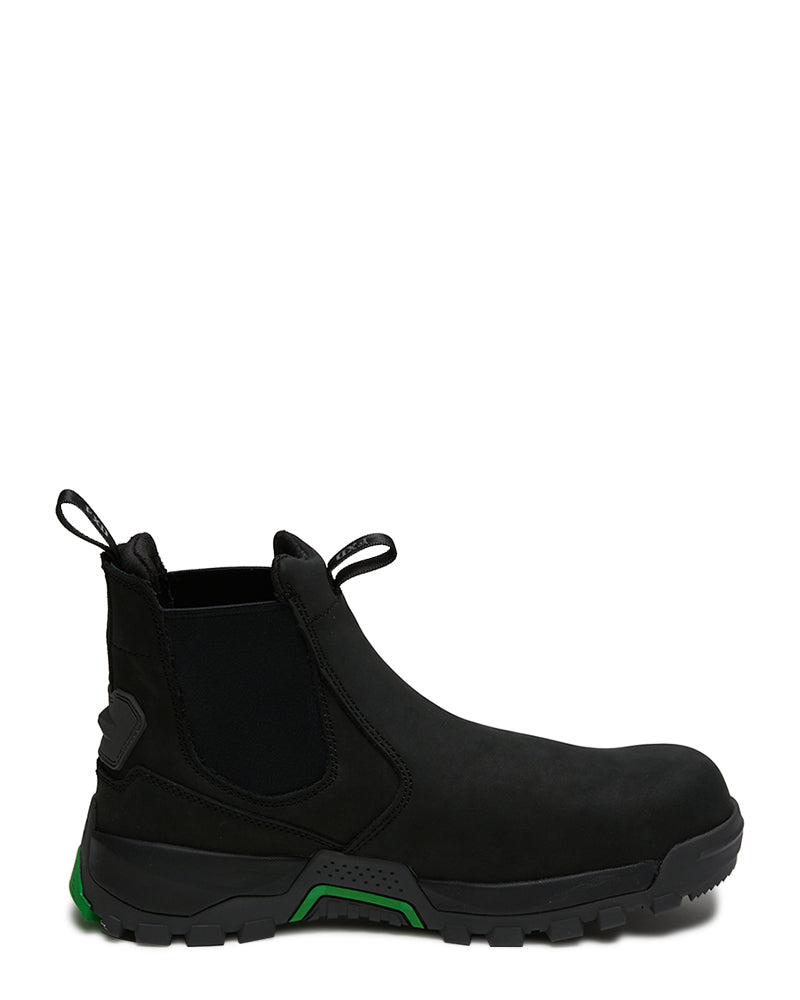 WB 4 Elastic Side Safety Boot - Black